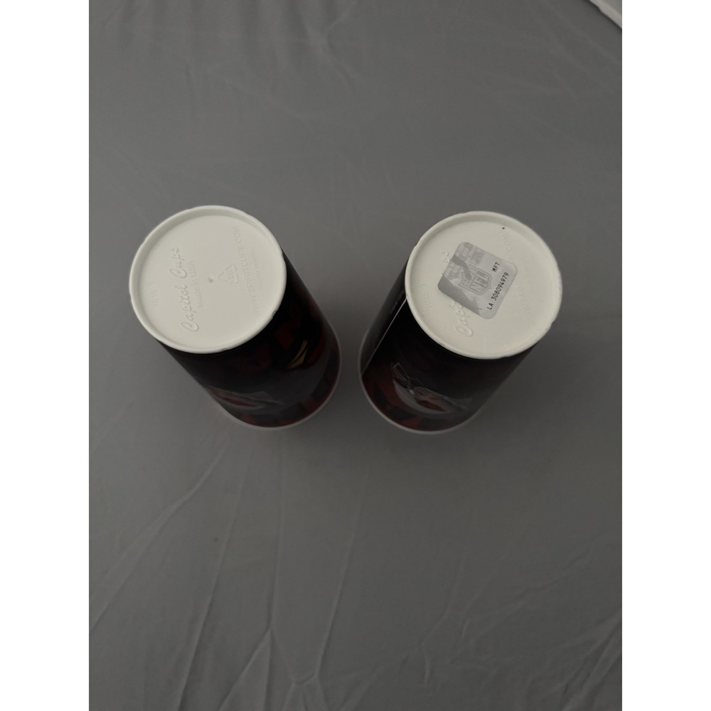Arizona Cardinals NFL Capital Cups Set of 2 Lenticular Flicker Cups - Picture 4 of 4